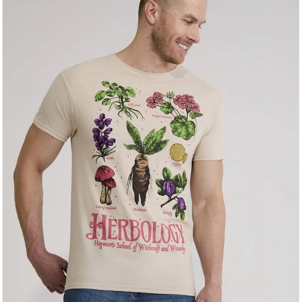Harry Potter Men's & Big Men's Herbology Color Graphic Tee - Picture 2 of 9
